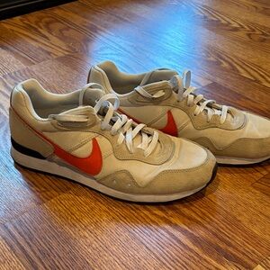Nike Tan and Red Athletic Shoes
